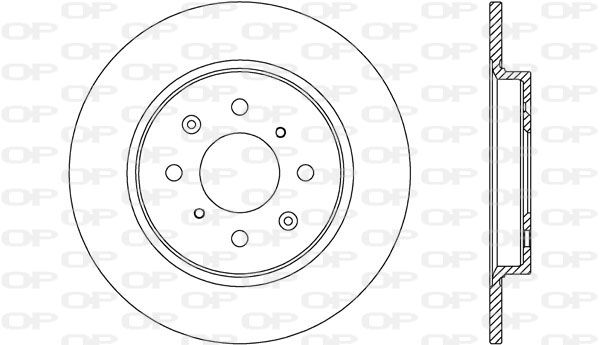 OPEN PARTS Тормозной диск BDA2638.10